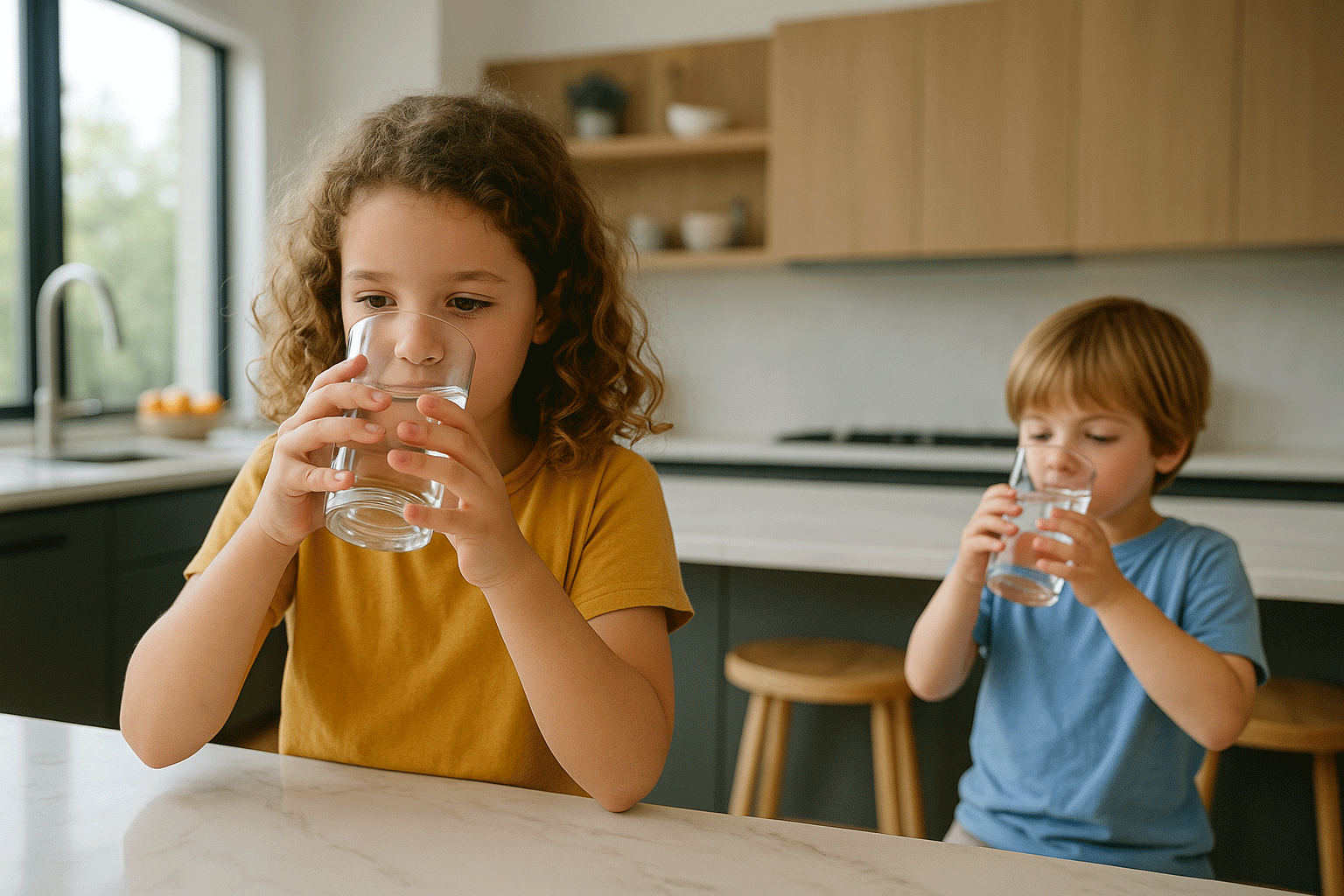 Control de cal en Cataluña, imagen de agua sin cal